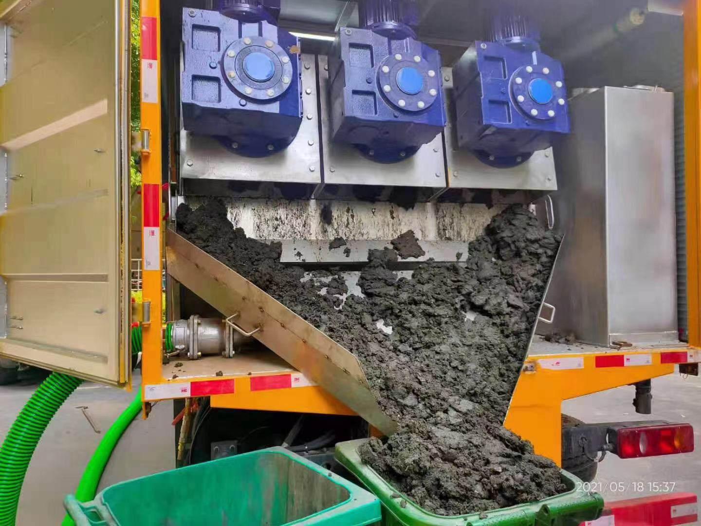 王下乡化粪池清掏城市维护站-泥浆净化干湿分离处理