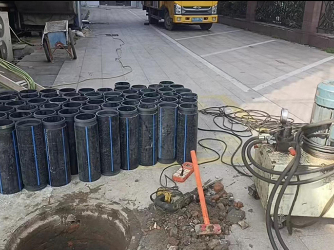 王下乡PE置换管厂家 DN315置换管 非开挖管短管置换